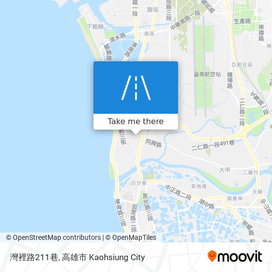灣裡路211巷地圖