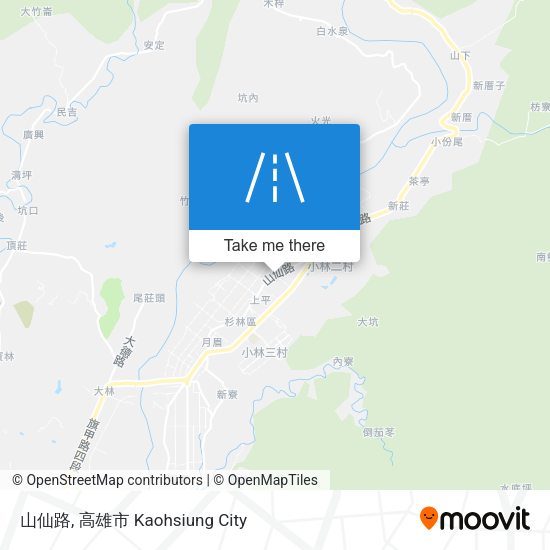 山仙路地圖