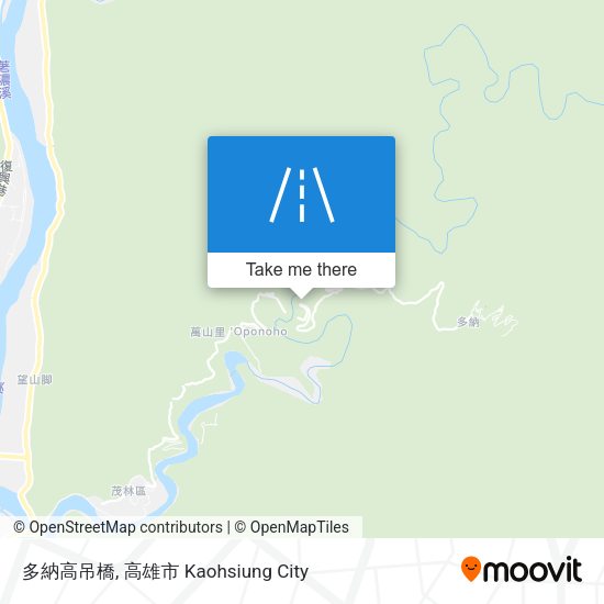 多納高吊橋 map