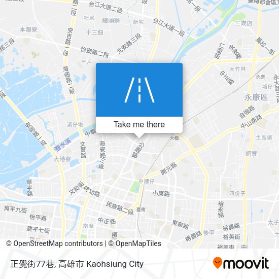 正覺街77巷地圖
