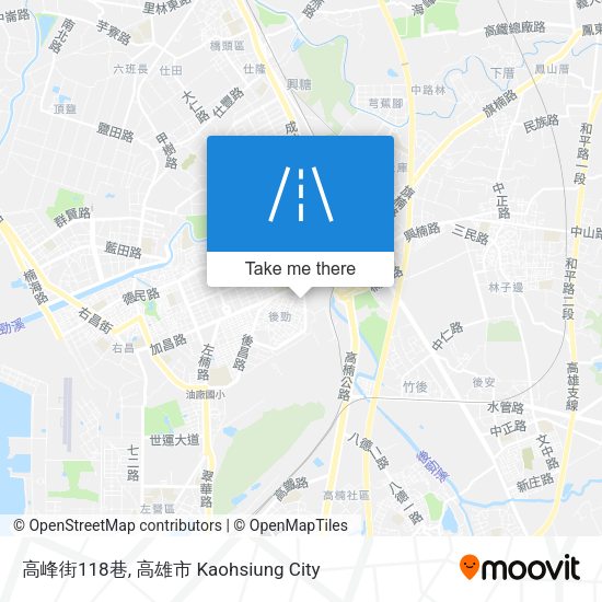 高峰街118巷 map