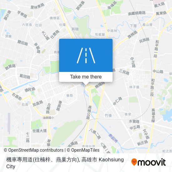 機車專用道(往楠梓、燕巢方向) map