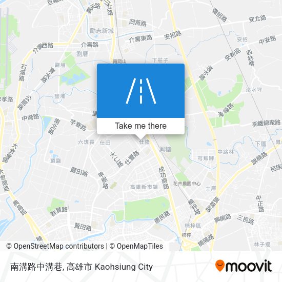 南溝路中溝巷地圖