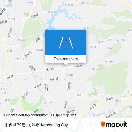 中西路70巷地圖
