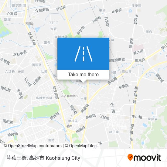 芎蕉三街 map