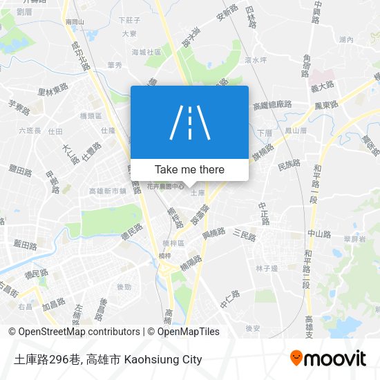 土庫路296巷 map
