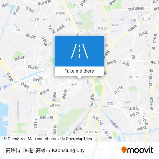 高峰街136巷地圖