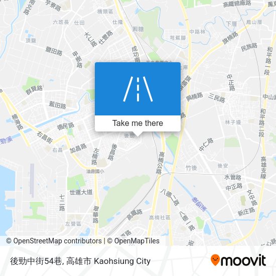 後勁中街54巷 map