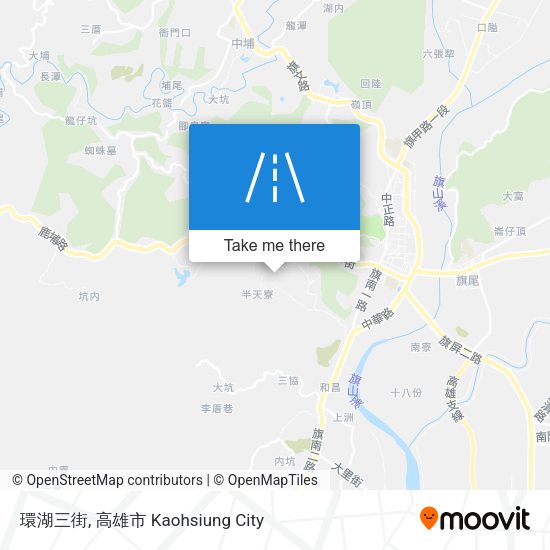 環湖三街 map