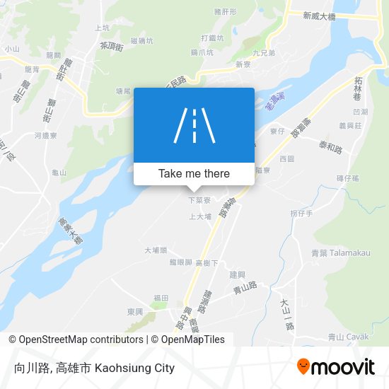 向川路 map
