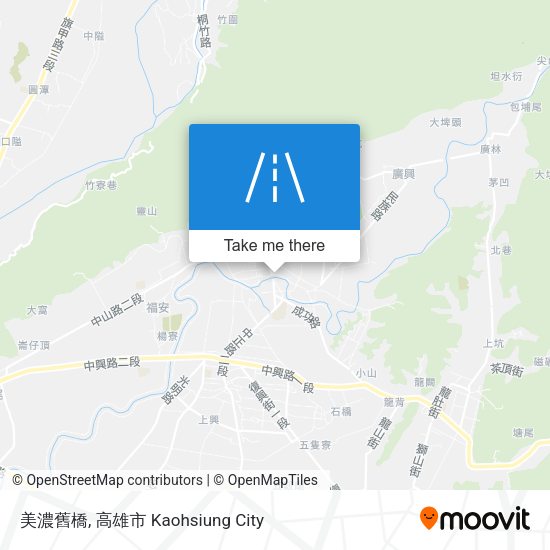 美濃舊橋地圖