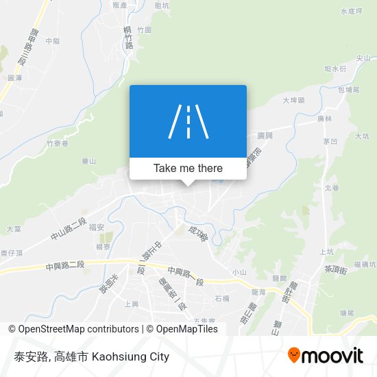 泰安路地圖
