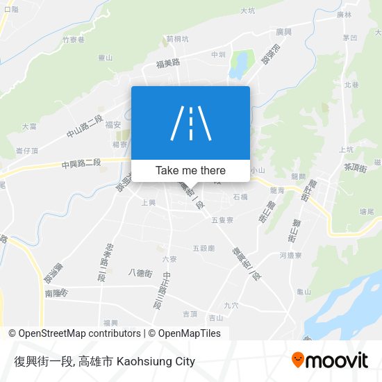 復興街一段 map