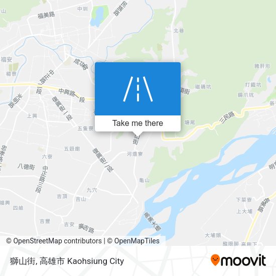 獅山街 map