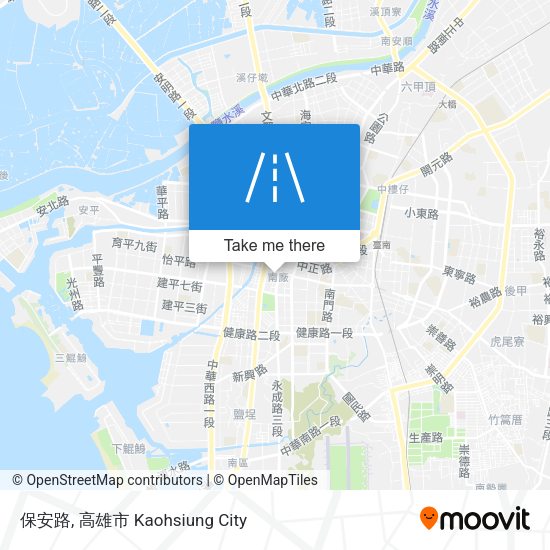 保安路 map