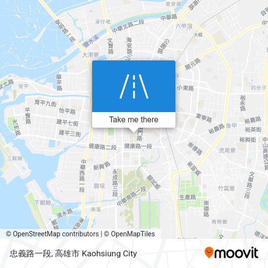 忠義路一段 map