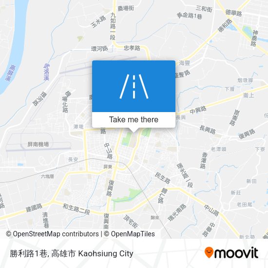 勝利路1巷 map