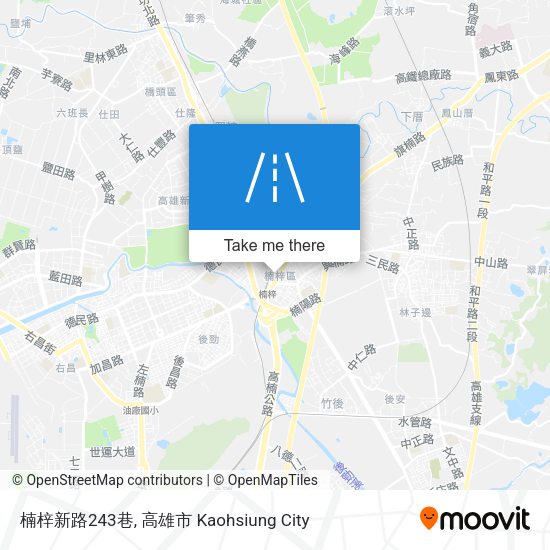 楠梓新路243巷地圖