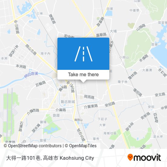 大得一路101巷 map