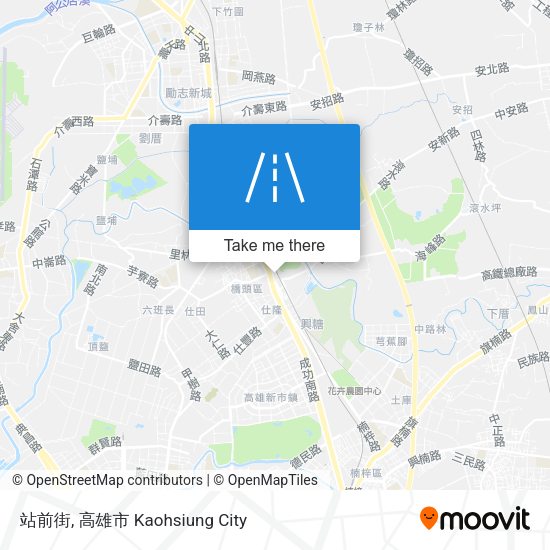 站前街 map