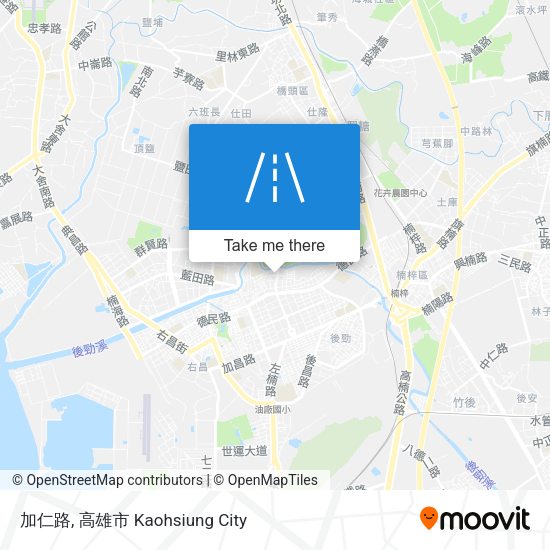 加仁路 map