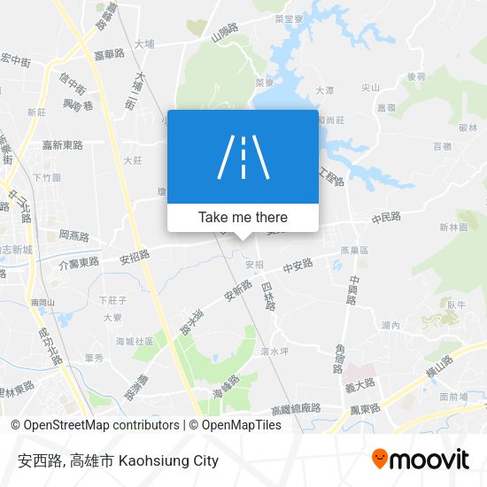 安西路地圖