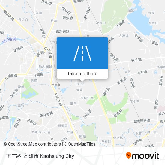 下庄路地圖
