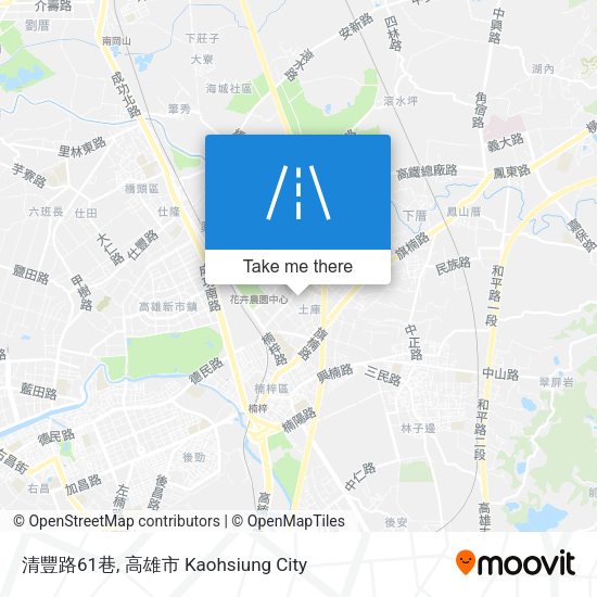 清豐路61巷 map
