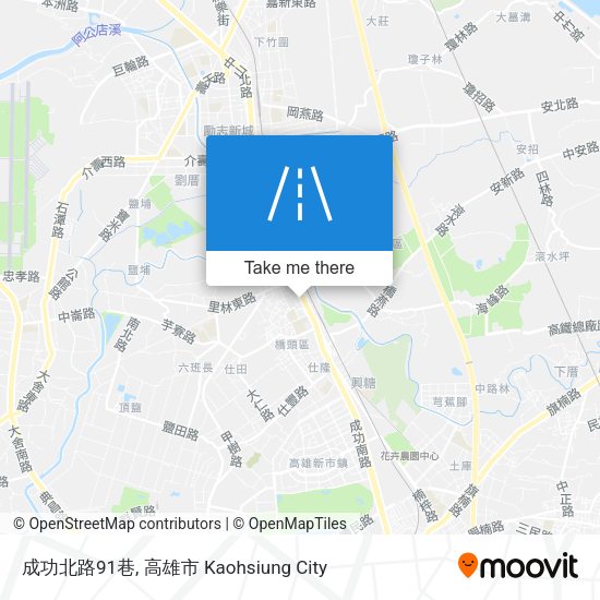 成功北路91巷 map