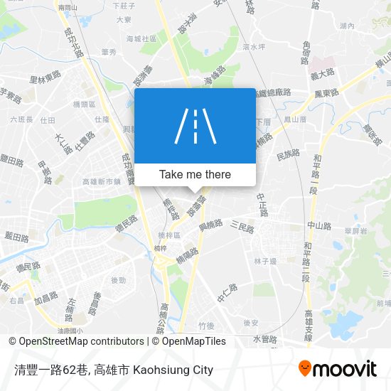 清豐一路62巷地圖