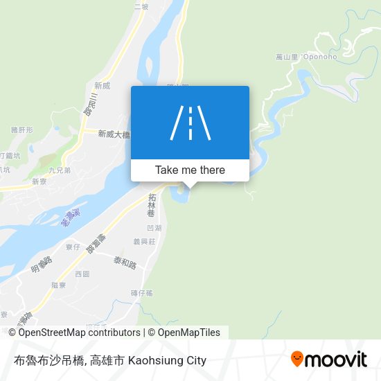 布魯布沙吊橋地圖