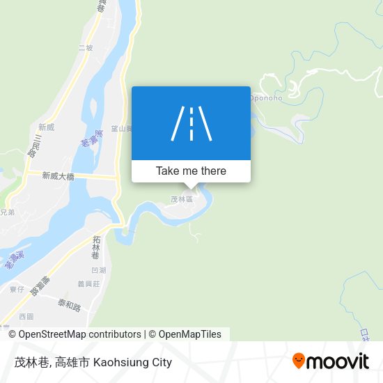 茂林巷地圖
