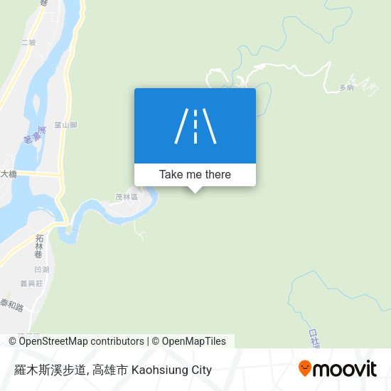羅木斯溪步道 map