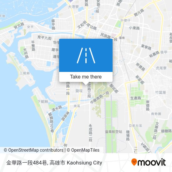 金華路一段484巷 map