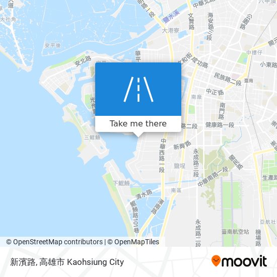新濱路 map