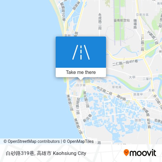 白砂路319巷 map