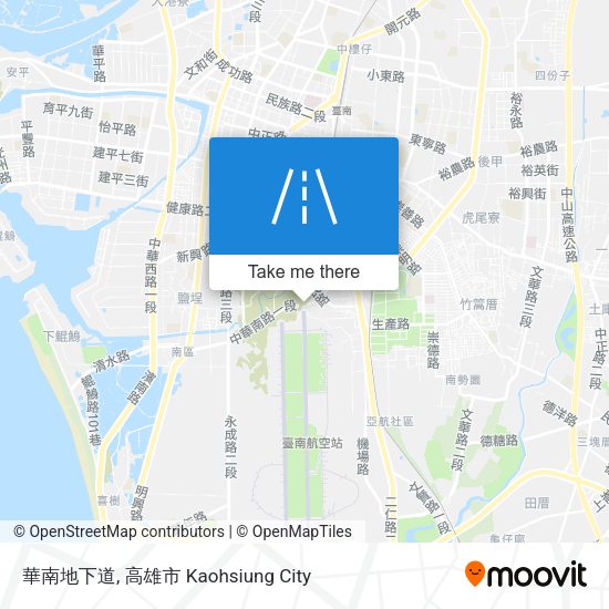 華南地下道 map