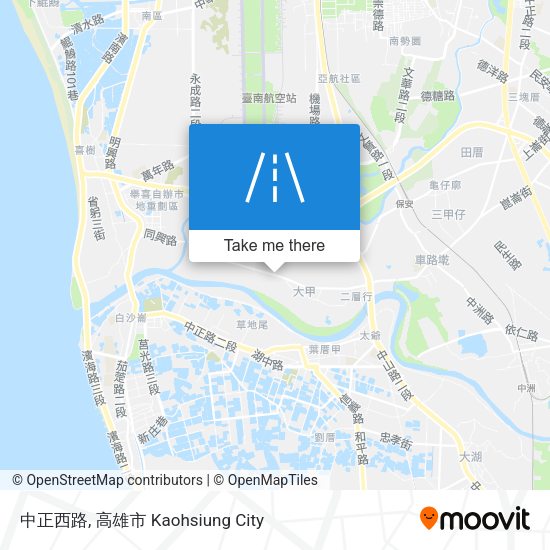 中正西路 map