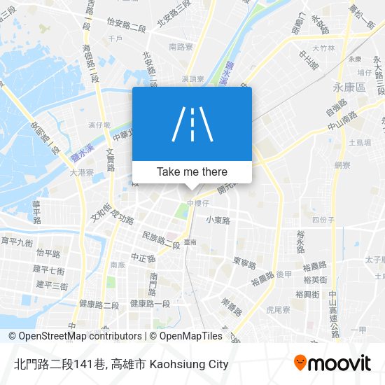 北門路二段141巷地圖