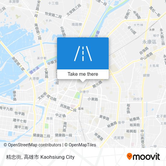 精忠街地圖