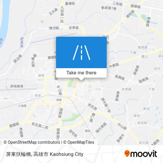 屏東扶輪橋 map