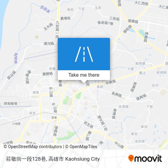 莊敬街一段128巷地圖