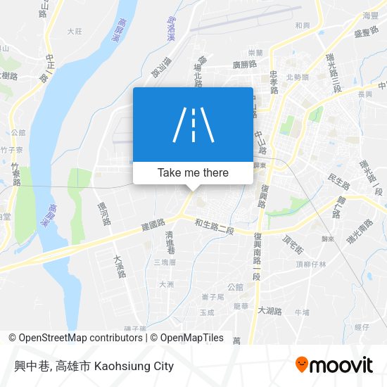 興中巷 map