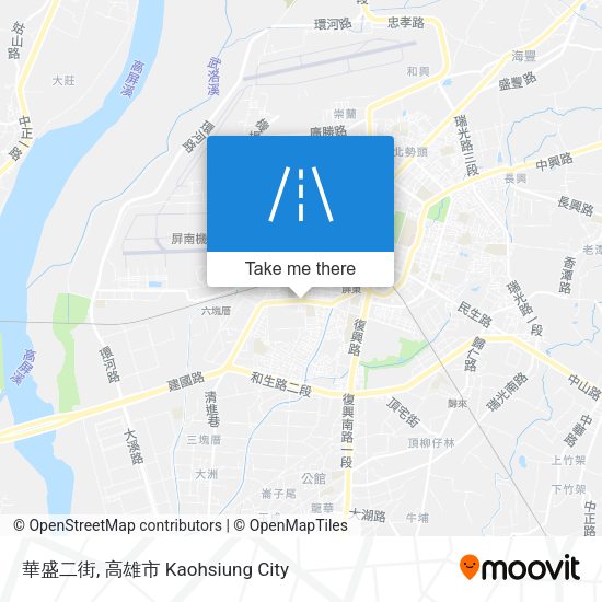華盛二街 map