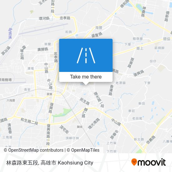 林森路東五段 map