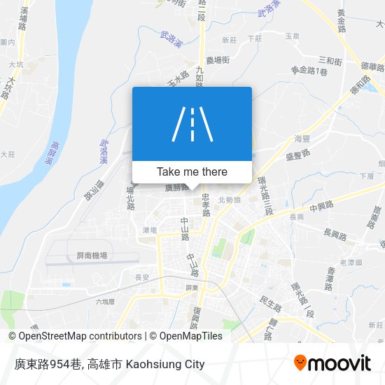 廣東路954巷 map