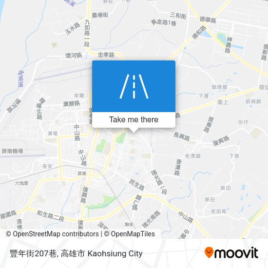 豐年街207巷 map