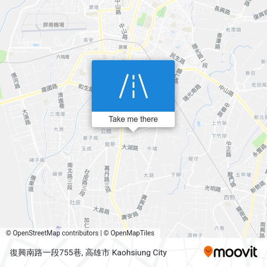 復興南路一段755巷地圖