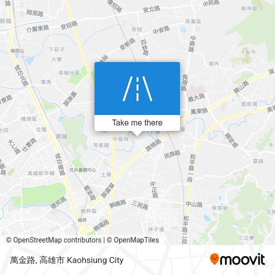萬金路地圖