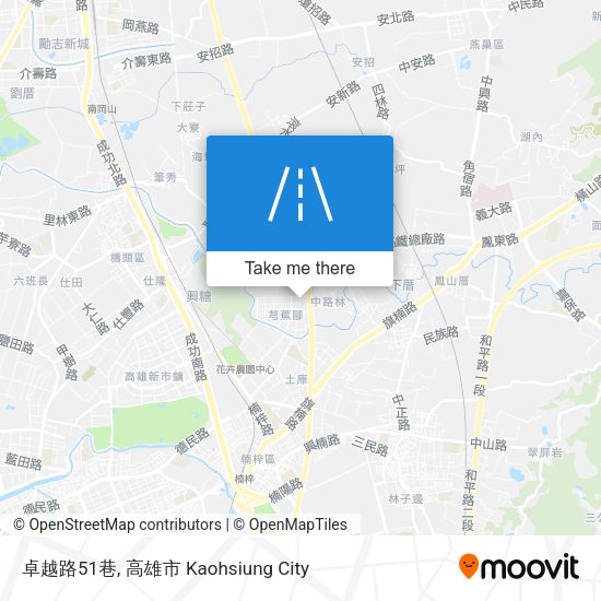 卓越路51巷 map